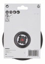 X-LOCK hátlap, tépőzáras rögzítővel, 125 mm Bosch Accessories 2608601722 3. bélyegkép