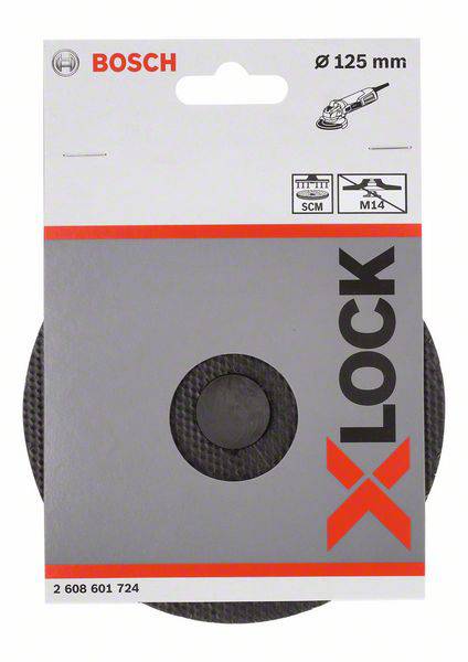 X-LOCK SCM hátlap középső csapszeggel, 125 mm Bosch Accessories 2608601724 5. kép