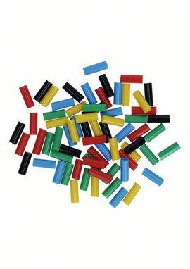 Bosch Accessories Gluey Ragasztópisztoly rúd 7 mm 20 mm Piros, Sárga, Kék, Fekete, Zöld 55 g 70 db