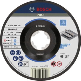 Bosch Accessories Bosch 2608619257 Vágótárcsa, hajlított 125 mm 1 db