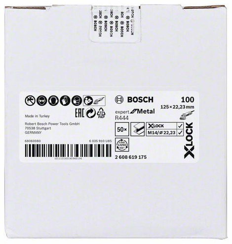 Bosch Accessories 2608619175 Bosch Power Tools Ø 125 mm Furat átmérő 22.23 mm 1 db 2. kép