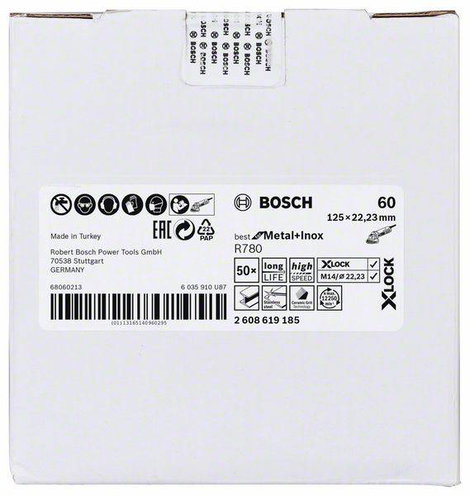 Bosch Accessories 2608619185 Bosch Power Tools Ø 125 mm Furat átmérő 22.23 mm 1 db 2. kép