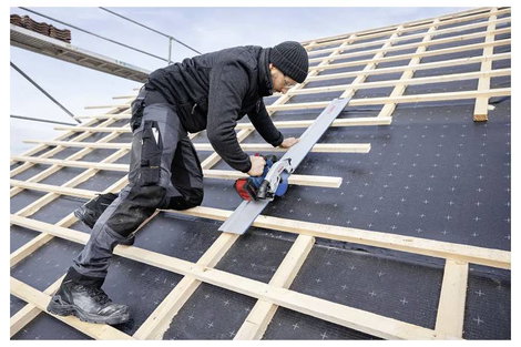 Bosch Professional GKS 18V-57 G Akkus kézi körfűrész Vágási mélység max. (90°) 57 mm akku nélkül, pá 2. kép