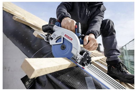 Bosch Professional GKS 18V-57 G Akkus kézi körfűrész Vágási mélység max. (90°) 57 mm akku nélkül, pá 3. kép