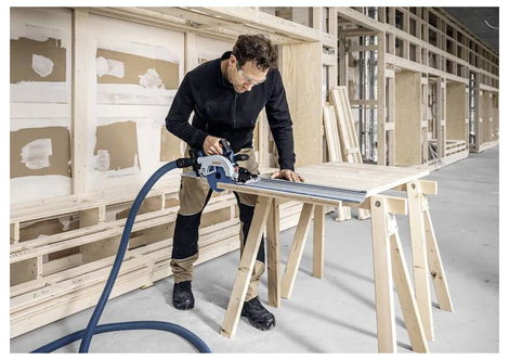Bosch Professional GKS 18V-57 G Akkus kézi körfűrész Vágási mélység max. (90°) 57 mm akku nélkül, pá 5. kép