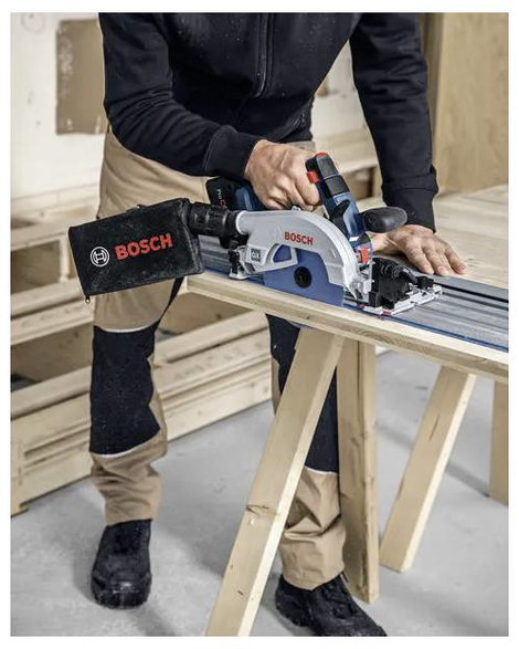 Bosch Professional GKS 18V-57 G Akkus kézi körfűrész Vágási mélység max. (90°) 57 mm akku nélkül, pá 7. kép