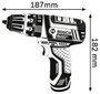 Bosch Professional GSB 12V-15 2 sebességfokozat-Akkus ütvefúró-csavarozó 2. akkuval 3. bélyegkép