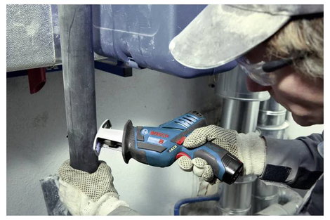 Bosch Professional Akku-Säbelsäge GSA 12V-14 solo, o.Akku o.LG, L-BOXX Akkus kardfűrész 060164L905 1 3. kép