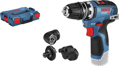 Bosch Professional GSR 12V-35 FC 06019H3003 Akkus fúrócsavarozó 12 V Lítiumion Tartozékokkal, Hordtá