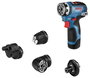 Bosch Professional GSR 12V-35 FC 06019H3003 Akkus fúrócsavarozó 12 V Lítiumion Tartozékokkal, Hordtá 2. bélyegkép