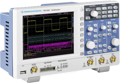 Multifunkciós oszcilloszkóp 50 MHz 2 GSa/mp 2 Mpts 8 bit, Rohde & Schwarz RTC1K-52 3. kép