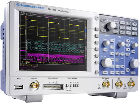 Multifunkciós oszcilloszkóp 50 MHz 2 GSa/mp 2 Mpts 8 bit, Rohde & Schwarz RTC1K-52 4. kép