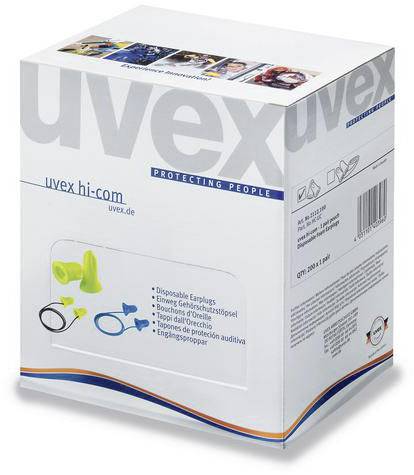 uvex 2112095 hi-com Mini Hallásvédő füldugó 24 dB eldobható 100 pár