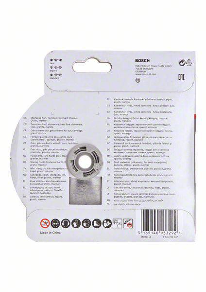 Bosch Accessories 2608615131 Bosch Power Tools Gyémánt bevonatú vágótárcsa Ø 115 mm 1 db 4. kép