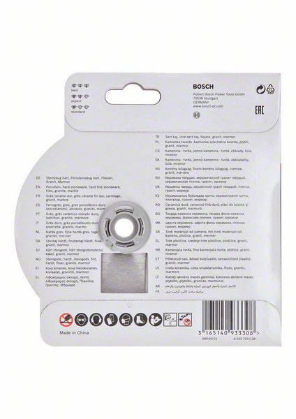 Bosch Accessories 2608615132 Bosch Power Tools Gyémánt bevonatú vágótárcsa Ø 125 mm 1 db 4. kép