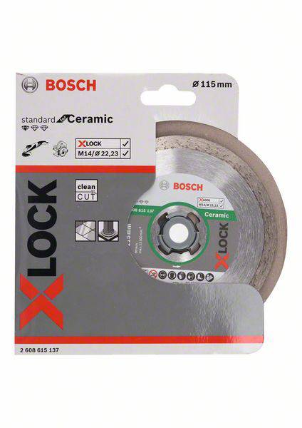 Bosch Accessories 2608615137 Bosch Power Tools Gyémánt bevonatú vágótárcsa Ø 115 mm 1 db 3. kép