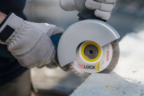 Bosch Accessories 2608615165 X-LOCK Diamanttrennscheibe Sta 115x22,23x1,6x10mm Universal Gyémánt bev 5. kép