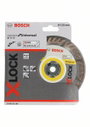 Bosch Accessories 2608615166 X-LOCK Diamanttrennscheibe Sta 125x22,23x1,6x10mm Universal Gyémánt bev 3. bélyegkép