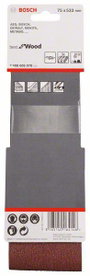 Bosch Accessories 2608606078 Csiszolószalag készlet Szemcsézet (num) 60, 80, 100 (H x Sz) 533 mm x 7 2. bélyegkép