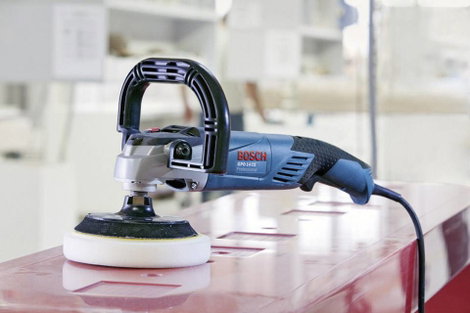 Bosch Professional GPO 14 CE 0601389000 Polírozógép 230 V 1400 W 750 - 3000 fordulat/perc 180 mm 4. kép