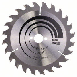 Bosch Accessories Optiline Wood 2608641171 Keményfém körfűrészlap 160 x 20 x 1.8 mm Fogak száma (col