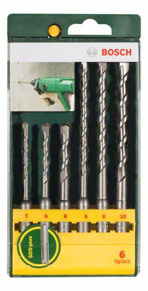 Bosch Accessories Promoline 2607019447 Keményfém Kalapácsfúró készlet 6 részes 5 mm, 6 mm, 6 mm, 8 m 2. kép