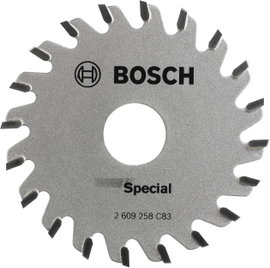 Bosch Accessories Special 2609256C83 Keményfém körfűrészlap 65 x 15 mm Fogak száma (collonként): 20 