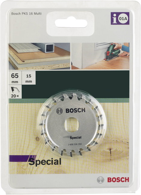 Bosch Accessories Special 2609256C83 Keményfém körfűrészlap 65 x 15 mm Fogak száma (collonként): 20 2. kép
