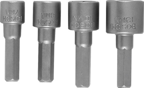 Bosch Accessories 2609255904 Dugókulcs gépi befogó készlet Meghajtás (csavarhúzó) 1/4 (6,3 mm) 1 kés