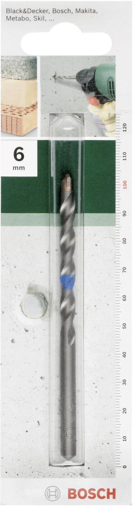 Bosch Accessories Bosch 2609255403 Keményfém Beton spirálfúró 5 mm Teljes hossz 85 mm Hengeres befog