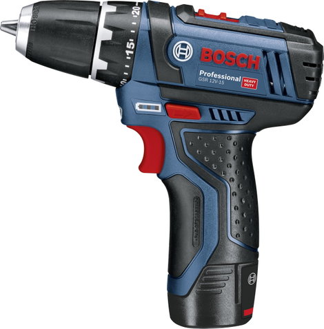 Bosch Professional GSR 12V-15 0601868109 Akkus fúrócsavarozó 2 Ah 2. akkuval