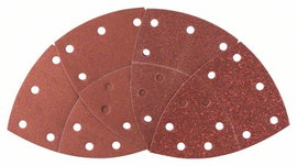 Bosch Accessories 2607017112 Multi csiszolópapír készlet Tépőzárral, Lyukas Szemcsézet (num) 40, 80,