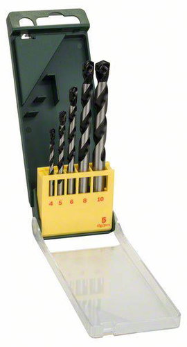 Bosch Accessories Promoline 2607019444 Keményfém Beton spirálfúró készlet 5 részes Hengeres befogósz