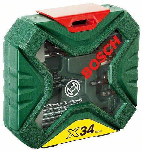 Bosch Accessories 2607010608 X-Line 34 részes Univerzális fúrókészlet 2. kép