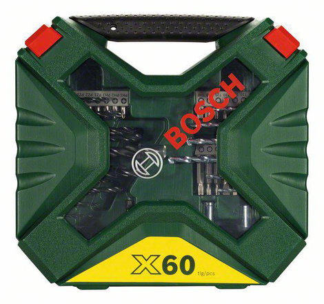 Bosch Accessories 2607010611 X-Line 60 részes Univerzális fúrókészlet 2. kép