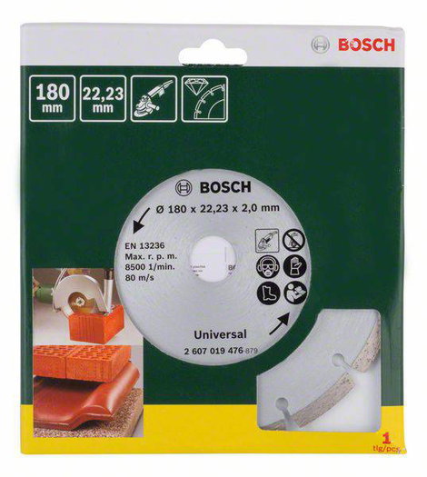 Bosch Accessories 2607019476 Bosch Power Tools Gyémánt bevonatú vágótárcsa 1 db 2. kép