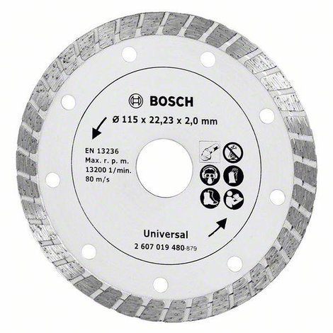 Bosch Accessories 2607019480 Bosch Power Tools Gyémánt bevonatú vágótárcsa 1 db