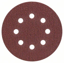 Bosch Accessories 2607019491 Excenter csiszolópapír Tépőzárral, Lyukas Szemcsézet (num) 40 (Ø) 125 m