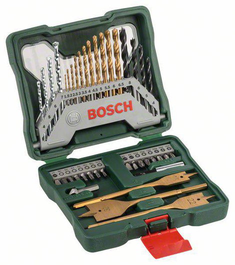 Bosch Accessories 2607019600 X-Line TiN 40 részes Univerzális fúrókészlet