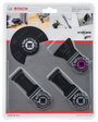 Bosch Accessories 2608661696 GOP-Zubehör Boden-/Einbau-Set 4-tlg. Többfunkciós szerszám tartozék kés 2. bélyegkép