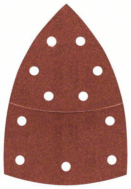 Bosch Accessories 2608607410 Multi csiszolópapír Tépőzárral, Lyukas Szemcsézet (num) 180 (H x Sz) 10