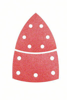 Bosch Accessories 2608607408 Multi csiszolópapír Tépőzárral, Lyukas Szemcsézet (num) 80 (H x Sz) 102