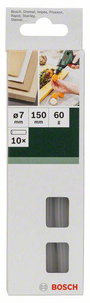 Bosch Accessories 2609256A04 Ragasztópisztoly rúd 7 mm 150 mm Átlátszó 60 g 10 db 2. bélyegkép