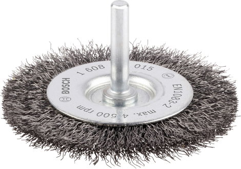 Bosch Accessories Korongkefe - 75 mm, 0,2 mm, 10 mm Szár átmérő 6 mm 1608622015 1 db