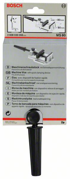 Bosch Accessories MS 80 Gépsatu 2608030055 Pofa szélesség: 80 mm Szorítási szélesség (max.): 80 mm 2. kép