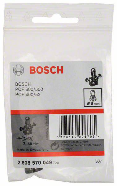 Befogópatron szorítóanya nélkül - 8 mm Bosch Accessories 2608570049 Ø 8 mm 2. kép