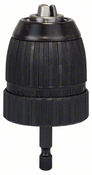 Gyorsbefogó fúrótokmány, 10 mm-ig - 1 – 10 mm, 1/4 - 6k Bosch 2608572075