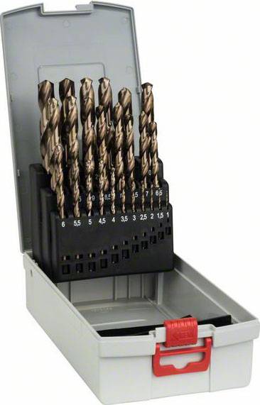 HSS fém spirálfúró készlet, 25 részes, kobalt, DIN 338, Bosch Accessories 2608587018