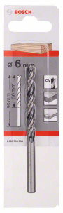 Bosch Accessories 2608596303 Fa spirál fúró 6 mm Teljes hossz 93 mm Hengeres befogószár 1 db 2. bélyegkép