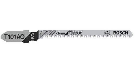 Bosch Accessories 2608630031 Szúrófűrészlap T 101 AO - Clean for Wood 5 db